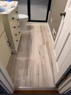 bathroom renovation after water damage